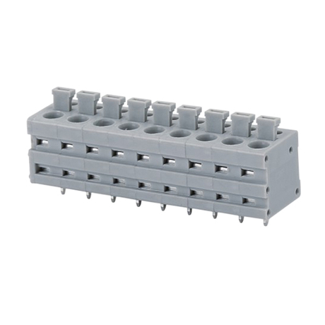 Screwless terminal blocks Push-button 1.5 mm² Pin spacing 5.00/7.50 mm 9-pole PCB Connector