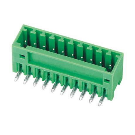 Pluggable terminal block R/A Header Pin spacing 2.50/2.54 mm 10-pole Male connector