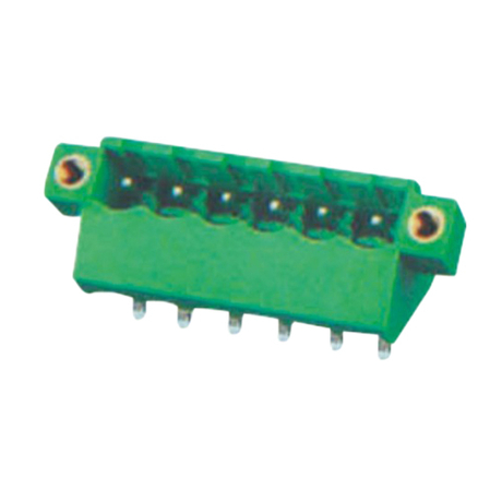 Pluggable terminal block Header Pin spacing 5.0/5.08 mm 6-pole Male connector