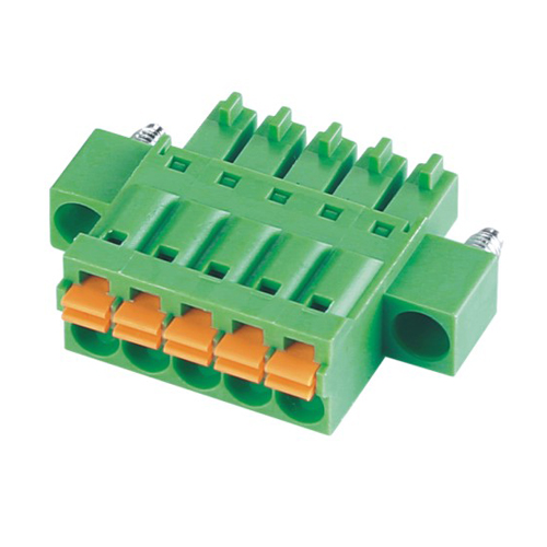 Pluggable terminal block Plug in 0.5-1.5mm² Pin spacing 3.50/3.81 mm 5-pole Female connector