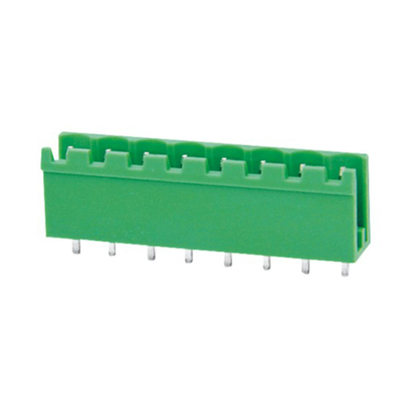 Pluggable terminal block Straight Header Pin spacing 5.00/5.08 mm 8-pole Male connector