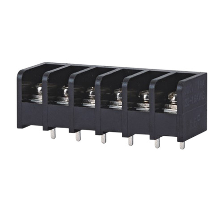 Barrier terminal blocks Screw type 2.5mm² Pin spacing 7.62 mm 6-pole PCB connector 