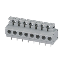 Screwless terminal blocks Push-button 1.5 mm² Pin spacing 5.00 mm 8-pole PCB Connector